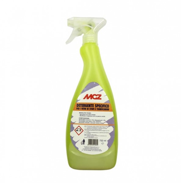 MCZ Stove and Fireplace Glass cleaner spray Atmost Stoves and Fireplaces